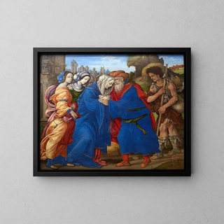 Filippino Lippi - The Meeting of Joachim and Anne outside the Golden Gate of Jerusalem.webp