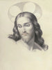 Hoofd van Christus - Filippo Agricola — weergave van het kunstwerk