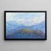 Berglandschap - Filippo Franzoni — ingelijst kunstwerk aan de muur