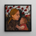 Meisje met kind - Paula Modersohn-Becker — ingelijst kunstwerk aan de muur