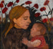 Meisje met kind - Paula Modersohn-Becker — weergave van het kunstwerk