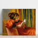 Reproductie van het schilderij Meisje dat leest - Pierre-Auguste Renoir