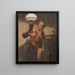 Troubles - Firmin Baes — ingelijst kunstwerk aan de muur