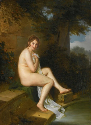 Firmin Massot - A Nude At Her Bath.webp
