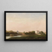 Huizen Babson en Ellery - Fitz Henry Lane — ingelijst kunstwerk aan de muur
