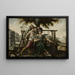 Allegory of France with Athena and Hermes - Flemish painter — framed artwork on a wall