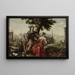 Allegory of Italy with Venus and Apollo - Flemish painter — framed artwork on a wall