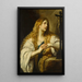Marie Madeleine - Ecole flamande — ingelijst kunstwerk aan de muur