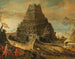 De Toren van Babel - Vlaamse School — weergave van het kunstwerk