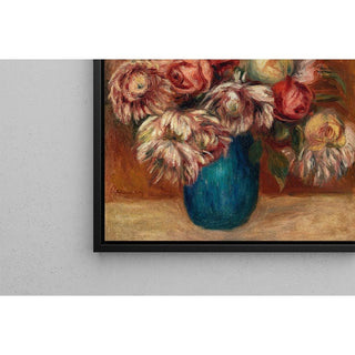 Fleurs dans un vase vert - Pierre-Auguste Renoir | Reproduction Tableau Décoration murale affiche copie