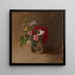 Bloemen in een glas - Albert Edelfelt — ingelijst kunstwerk aan de muur