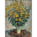 Reproductie van het schilderij Bloemen van topinambour - Claude Monet