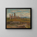L'Aqua Claudia in het Romeinse landschap - Félix-Hippolyte Lanoë — ingelijst kunstwerk aan de muur