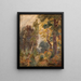 Landschap - Félix Bracquemond — ingelijst kunstwerk aan de muur