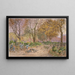 Children playing war in the town hall square of the 14th arrondissement - Félix Brard — framed artwork on a wall