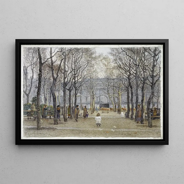 Flix Brard - La place du march Montrouge.webp