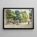La rue Gassendi, rue des Plantes et avenue du Maine - Félix Brard — framed artwork on a wall