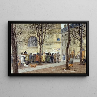 Flix Brard - Place de Montrouge 14me arrondissement de Paris 2529 Janvier 1918.webp