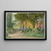 Square de la mairie du XIVe arrondissement (Conflit de cas) - Félix Brard — framed artwork on a wall