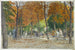 Square and Écoles de la Mairie du XIVe arrondissement Painting - Félix Brard — artwork view