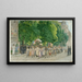 Un peu de grève 30 mai 1917 - Félix Brard — framed artwork on a wall