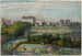 Vue de la porte de Montrouge et des jardins prise de la rue Lakanal au Grand Montrouge - Félix Brard — artwork view