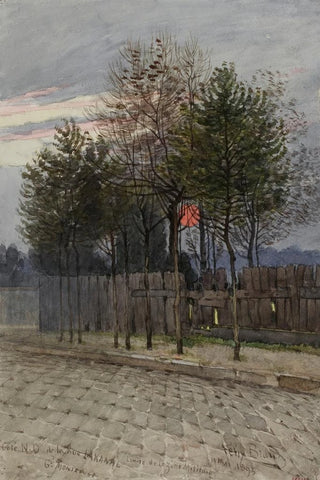 Flix Brard - Vue du ct NordOuest de la rue Lakanal au GrandMontrouge.webp