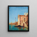 Church of the Gesuati in Venice - Félix Ziem — framed artwork on a wall