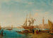 van Embarquement sur le quai des esclavons - Félix Ziem — weergave van het kunstwerk