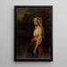 Woman of Trastevere - Félix Ziem — framed artwork on a wall