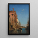 Gondole Venise - Félix Ziem — ingelijst kunstwerk aan de muur