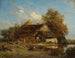 La Chaumière - Félix Ziem — weergave van het kunstwerk