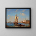 La lagune de Venise - Félix Ziem — ingelijst kunstwerk aan de muur
