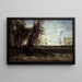 La mare - Félix Ziem — ingelijst kunstwerk aan de muur
