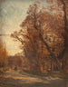 La route - Félix Ziem — weergave van het kunstwerk