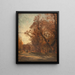 La route - Félix Ziem — ingelijst kunstwerk aan de muur