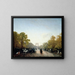 L'avenue des Champs-Élysées - Félix Ziem — ingelijst kunstwerk aan de muur