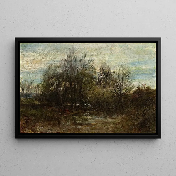 Le Bas-Meudon - Félix Ziem — ingelijst kunstwerk aan de muur
