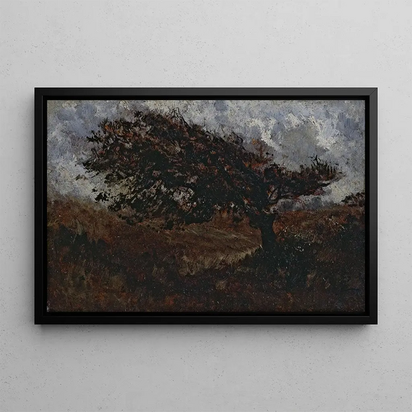 De windstoot - Félix Ziem — ingelijst kunstwerk aan de muur