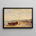 Vissers in Antibes - Félix Ziem — ingelijst kunstwerk aan de muur