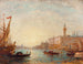Venetië, het Paleis van de Dogen - Félix Ziem — weergave van het kunstwerk