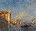 Venise, Kerk van de Gesuati - Félix Ziem — weergave van het kunstwerk