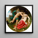 Flora en Zephyr - William Bouguereau — ingelijst kunstwerk aan de muur