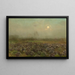 Champ de choux au clair de lune - Florent Crabeels — ingelijst kunstwerk aan de muur