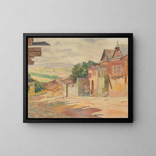 Ulika à Levoi - Florin Milan — ingelijst kunstwerk aan de muur