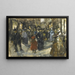Figuren aan de Passage Den Haag - Floris Arntzenius — ingelijst kunstwerk aan de muur