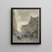 Vue de la rue à La Haye - Floris Arntzenius — ingelijst kunstwerk aan de muur