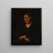 portret van een vrouw met gekruiste armen - Fodor Petrovitch Tchoumakoff — ingelijst kunstwerk aan de muur