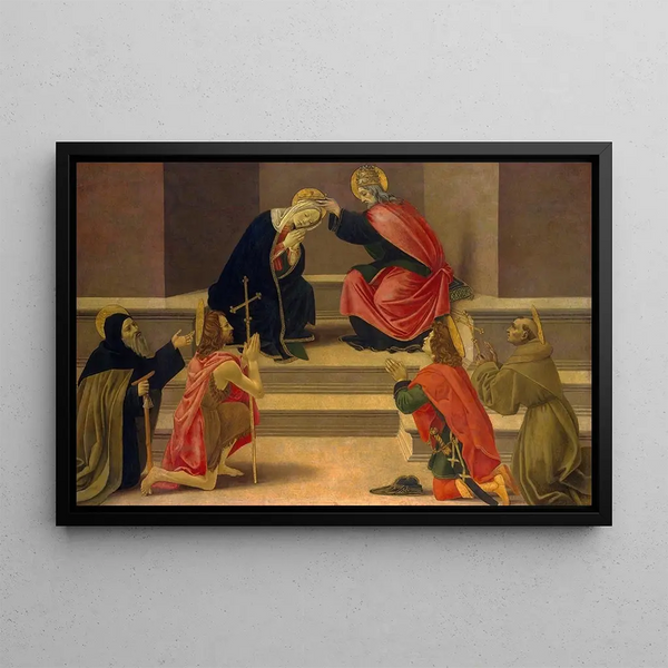 Follower Of Botticelli - The Coronation of the Virgin.webp