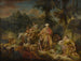 Jacob en zijn familie op weg naar Egypte - School van François Boucher — weergave van het kunstwerk